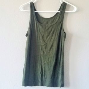 Olive Green Tank Top